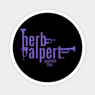 Herb Alpert Tribute - Iconic 'Spanish Flea' Trumpet Tee Magnet